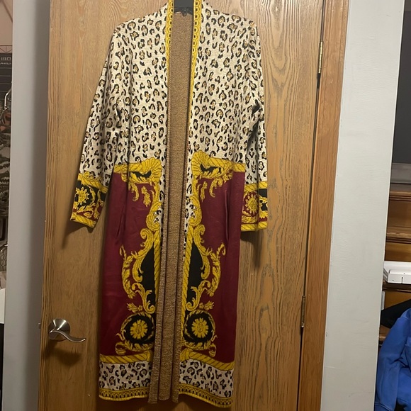 MaxSport Maxi long leopard print Cardigan Med